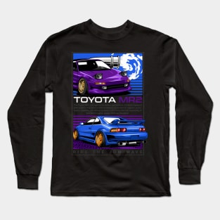 Toyota Mr2 Ride The Jdm Wave Long Sleeve T-Shirt